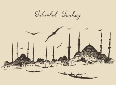 Istanbul kentinin kroki