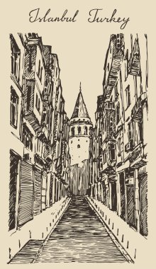 Istanbul kentinin kroki
