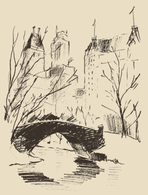 Kroki bir central Park
