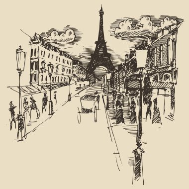 El sokakları Paris'te çekilmiş.
