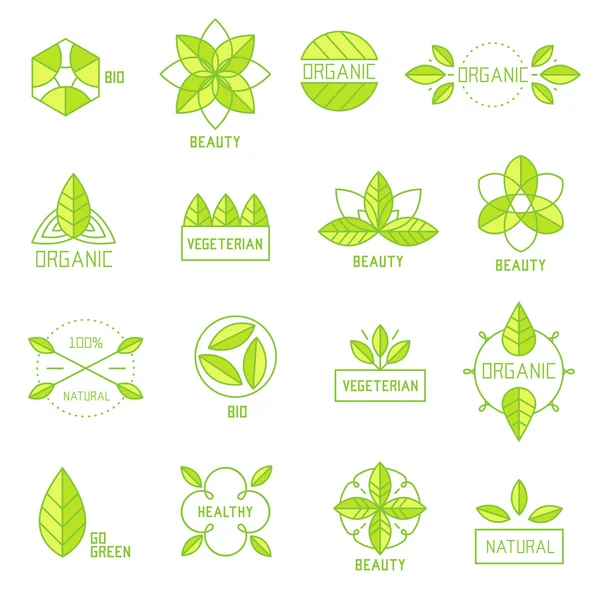 Ecologie pictogrammen ingesteld — Stockvector