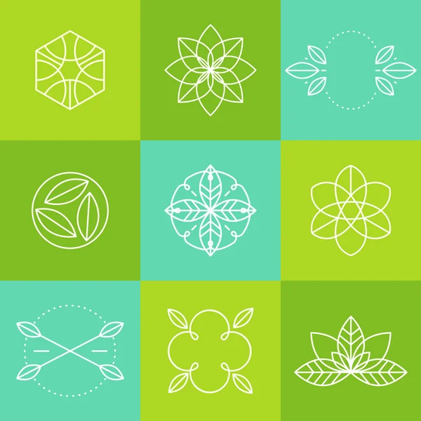 Conjunto de iconos de ecología — Vector de stock