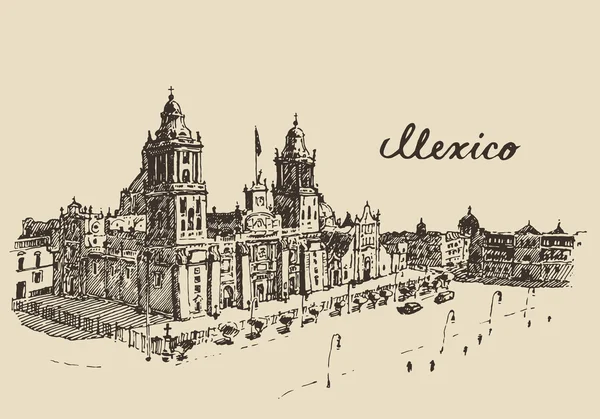 Mexico city Büyükşehir Katedrali