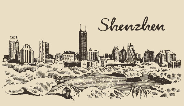 Shenzhen city sketch