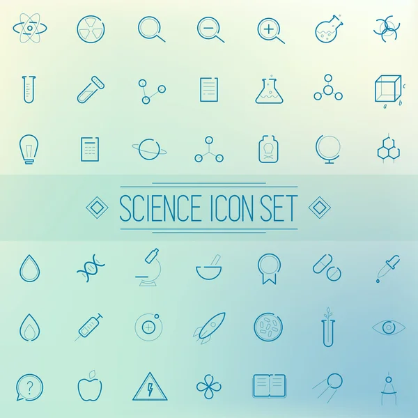 Conjunto de iconos de línea — Vector de stock