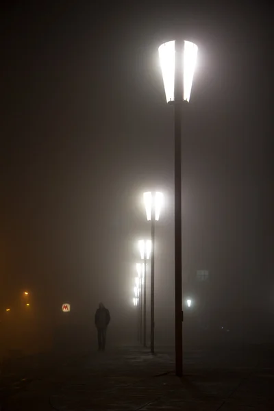 夜の霧 — ストック写真