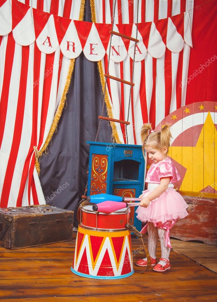 Little Girl At Circus Stock Photo C Cellar Door 100086774