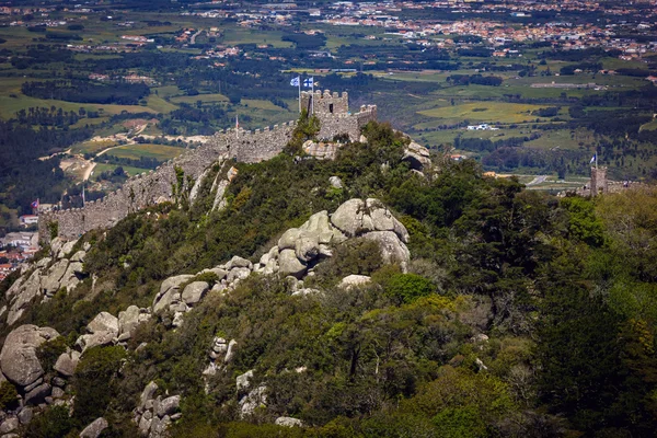 Burg der Mauren, Sintra, Portugal — Stockfoto