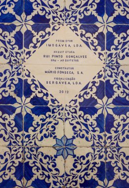 Portekiz Azulejos desenlerini seramik