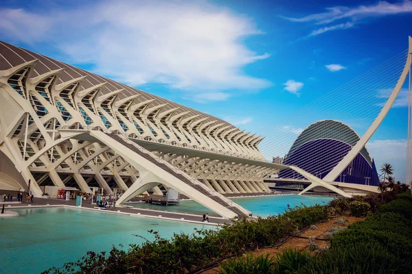 Stad van Kunsten en Wetenschappen in Valencia — Stockfoto