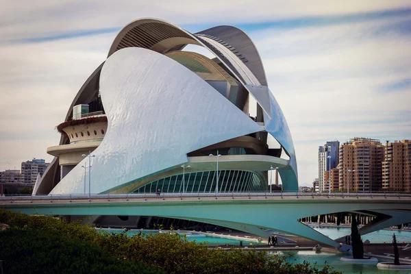 Stad van Kunsten en Wetenschappen in Valencia — Stockfoto