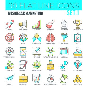 İş ve Pazarlama Simgeleri