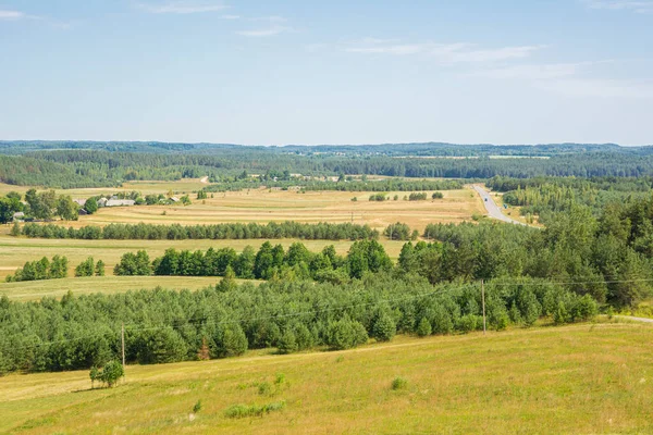 Rural view from Sirveta Observation Tower, Didziasalis, Lithuania