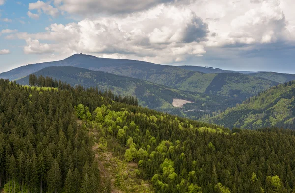 Tschechische Berge beskydy — Stockfoto