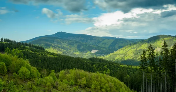 Tschechische Berge beskydy — Stockfoto