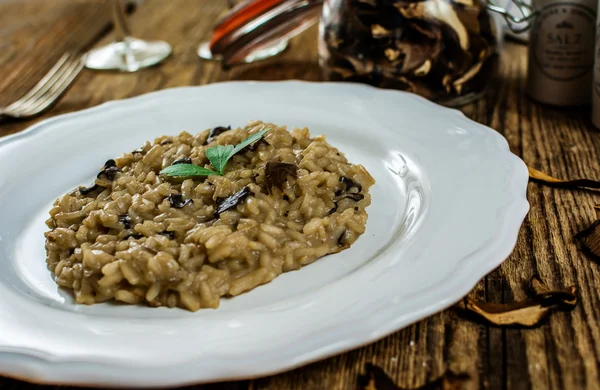 Italian mushroom risotto — Stock Photo, Image