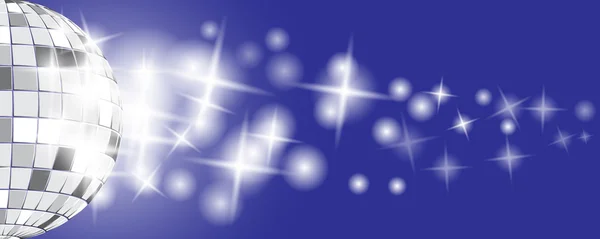 Boule disco chromée — Image vectorielle