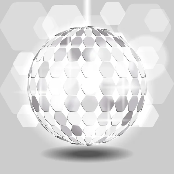 Disco koule chrom — Stockový vektor