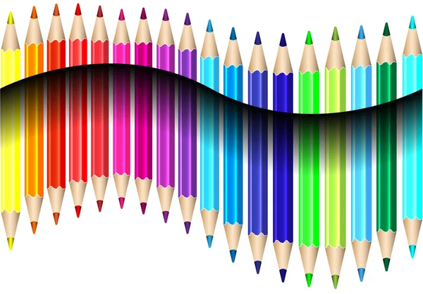 Color pencils — Stock Vector