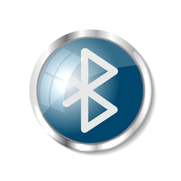 Blue web button — Stock Vector