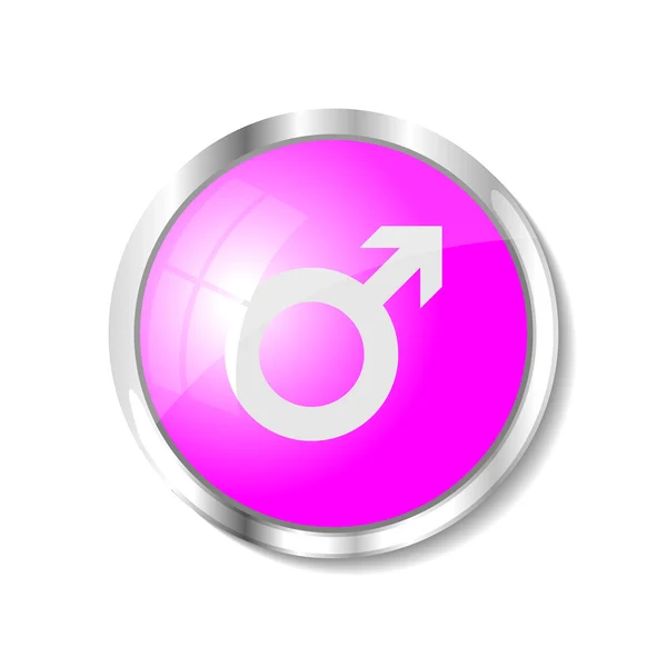 Buton web roz — Vector de stoc