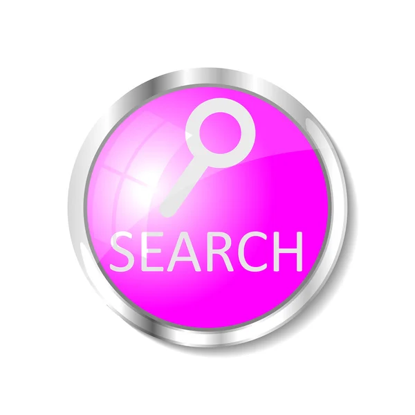 Pink web button — Stock Vector
