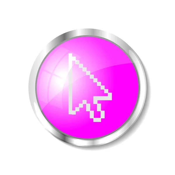 粉红色的 web 按钮 — 图库矢量图片