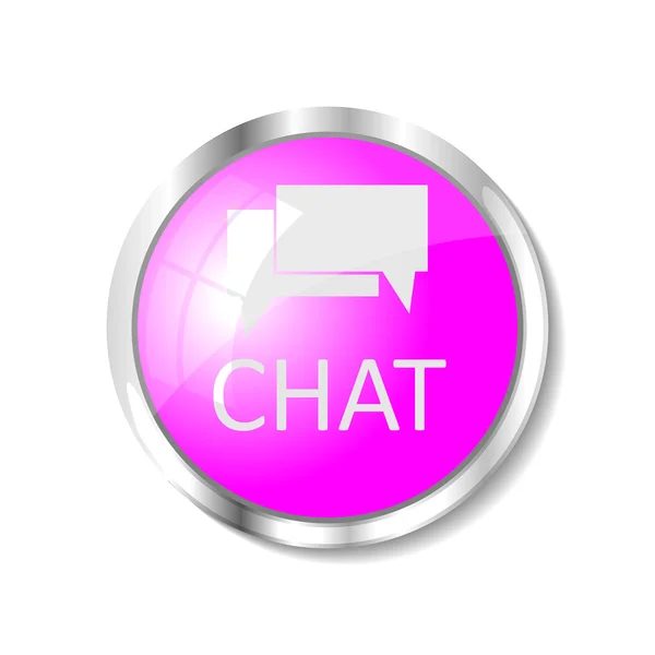 Κουμπί ροζ web — Διανυσματικό Αρχείο