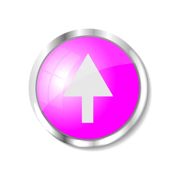 Pink web button — Stock Vector