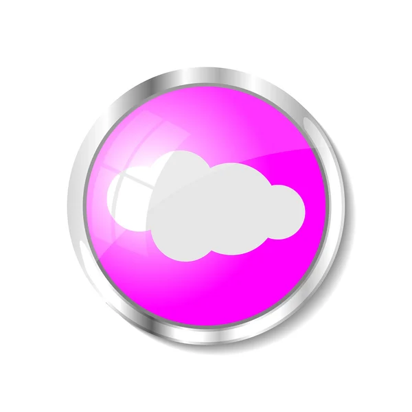 Pink web button — Stock Vector