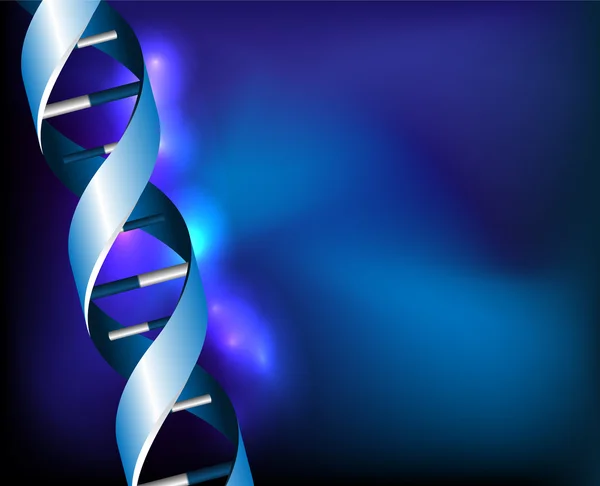 DNA achtergrondkleur — Stockvector