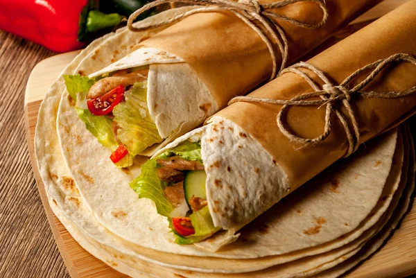 Tortilla wrap — Stock Photo, Image