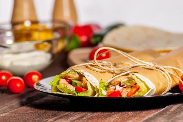 Tortilla wrap — Stock Photo, Image