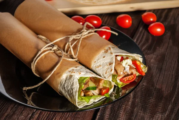 Tortilla wrap — Stock Photo, Image