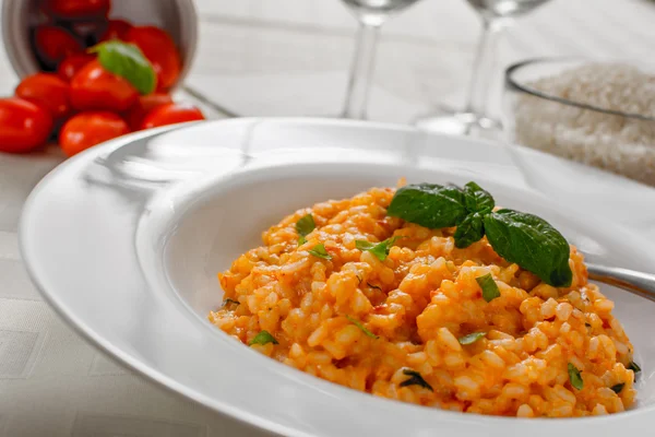 Red risotto — Stock Photo, Image