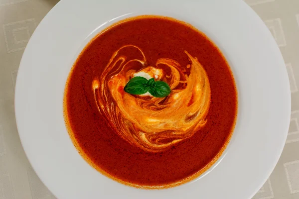 Tomatensuppe — Stockfoto