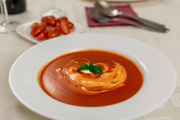 Sopa de tomate — Fotografia de Stock