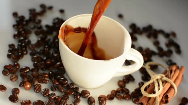 Xícara de café — Vídeo de Stock