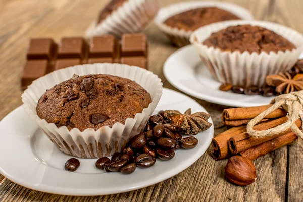 Cacao muffin — Stockfoto