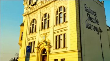 Ostrava eski Belediye Binası zaman atlamalı