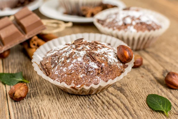 Cocoa muffin — Stock Photo, Image