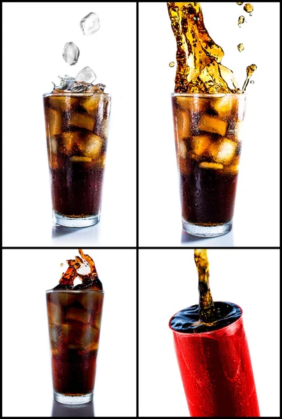 Cola con hielo —  Fotos de Stock