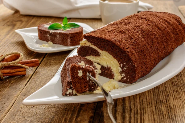 Roll dessert — Stock Photo, Image