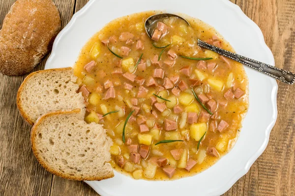 Tsjechische aardappel goulash — Stockfoto