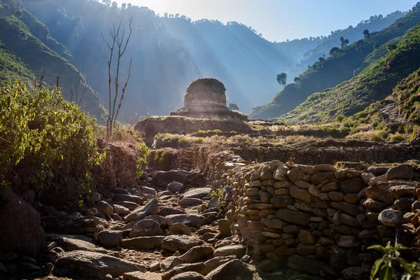 Estupa budista en Swat, Pakistán — Foto de Stock