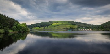 Peak district Ladybower reservior, İngiltere