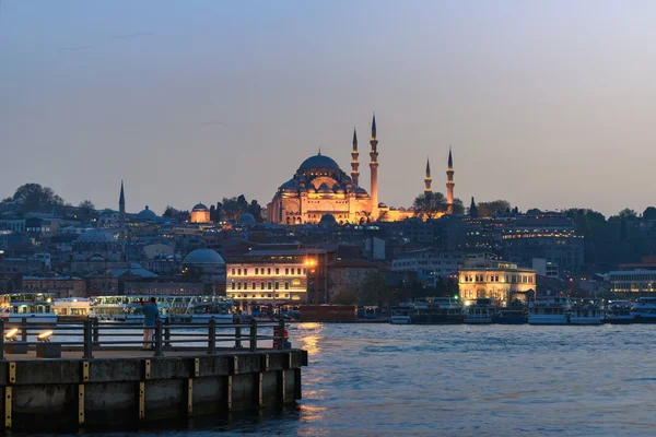 Masjid Suleymaniye di Istanbul Turki — Stok Foto