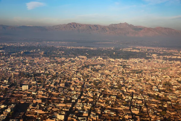 Vista da Aeriel de Peshawar, Paquistão — Fotografia de Stock