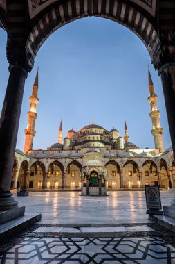 Blue mosque in Istanbul,Turkey clipart