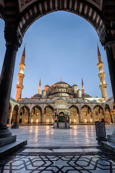 Modrá mešita v Istanbulu, Turecko — Stock fotografie